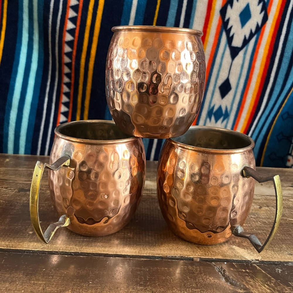 100% copper mugs. A29.